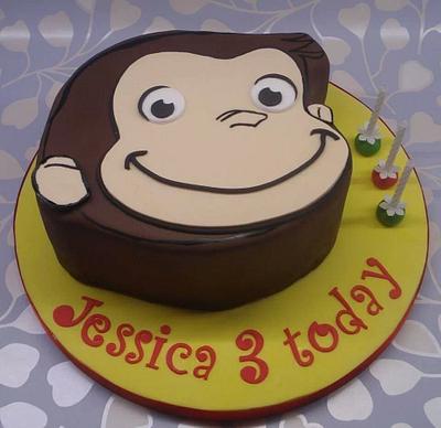 Curious George cake - Cake by That Cake Lady