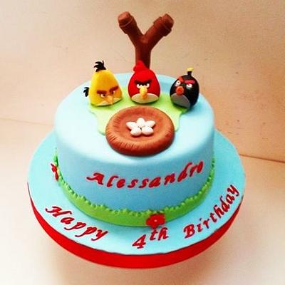 Angry birds cake - Cake by Barbara Viola