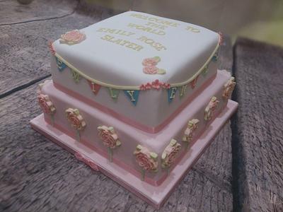 Welcome to the World - Cake by Alana Lily Chocolates & Cakes