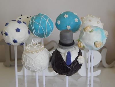 Wedding cakepops - Cake by Sugarpaste Dreams