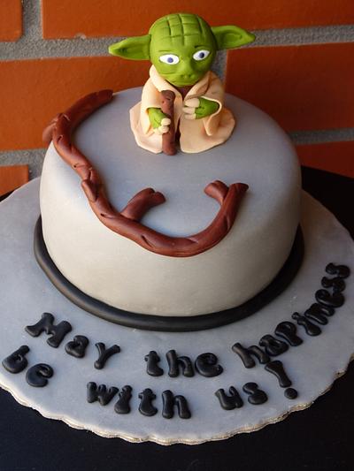 Yoda Cake - Cake by Aventuras Coloridas