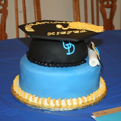 University of Delaware Graduation Cake- His - Cake by Laura Willey