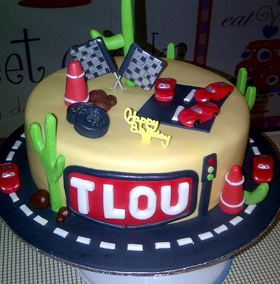 Cars theme in the desert! - Cake by beasweet
