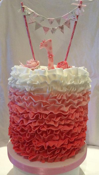 Pretty and pink - Cake by Martina Kelly