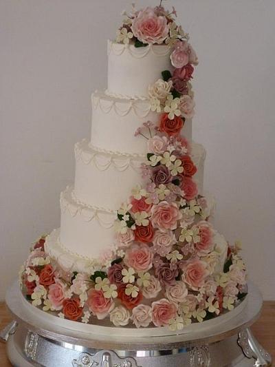 ROSE CASCADE - Cake by Peter Roberts