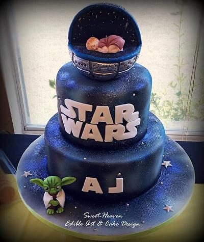 Star Wars Baby Shower  - Cake by Sweet Heaven Cakes