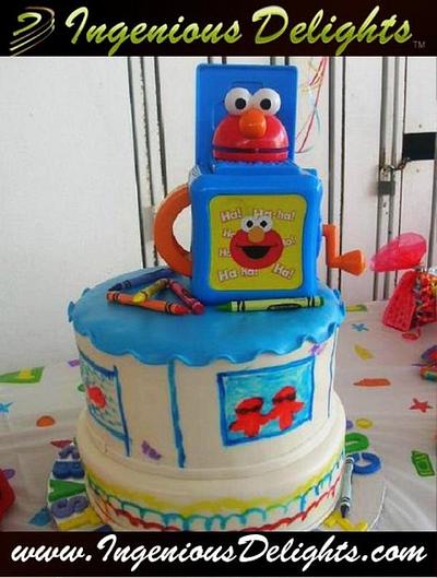 Elmo birthday Cake - Cake by Ingenious Delights