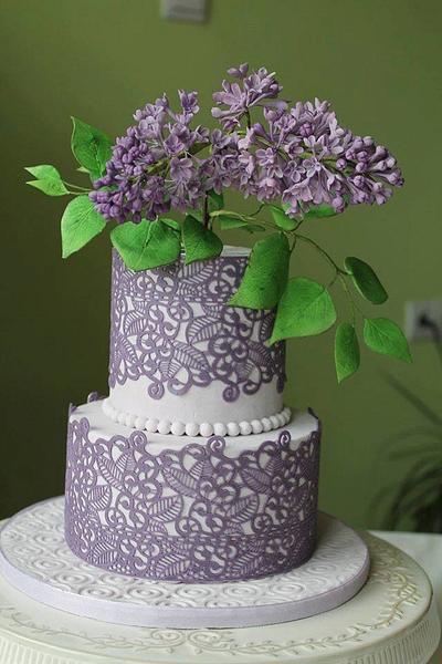 Lilac - Cake by Dimi's sweet art