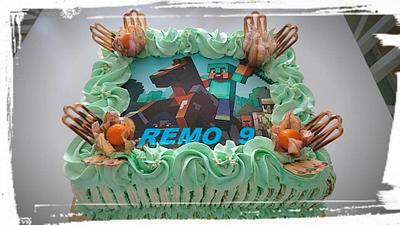 Minecraft theme - Cake by helencakes
