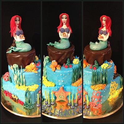 little mermaid cake - Cake by Hope