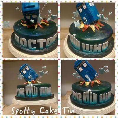 Dr Who ..... Tardis - Cake by Shell at Spotty Cake Tin