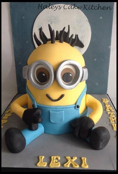 Minion cake and cupcakes  - Cake by haley