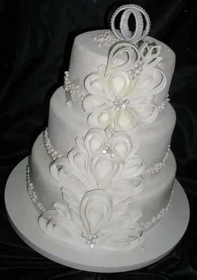 Wedding cake - Cake by Elenascakes