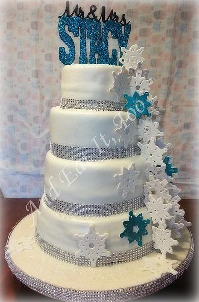 Snowflake Wedding Cake - Cake by And Eat It, Too