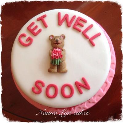 Get Well Soon - Cake by Nanna Lyn Cakes