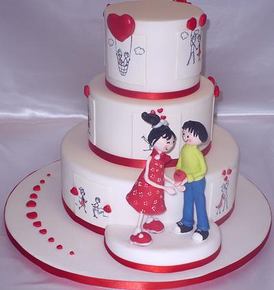 Love is all!! - Cake by Filomena