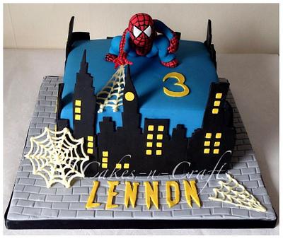 spiderman cake - Cake by June milne