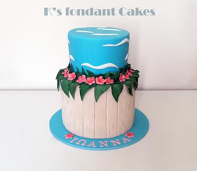 Moana Cake - Cake by K's fondant Cakes
