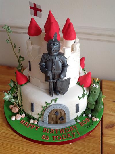 George and dragon cake - Cake by Iced Images Cakes (Karen Ker)
