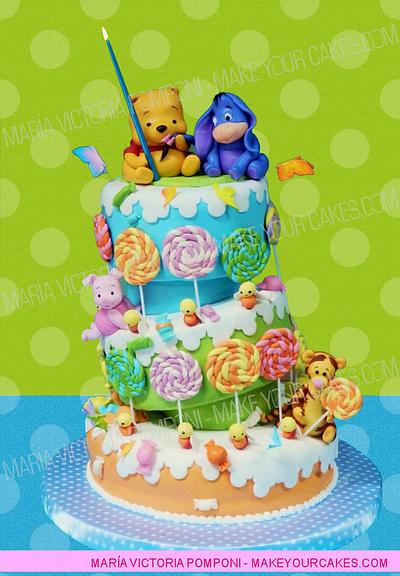 Winnie The Pooh Baby - Cake by María Victoria Pomponi