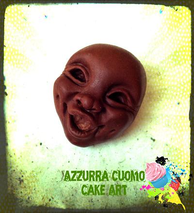 From Pointe-Noire, Congo .... a new face for a new adventure!!!   - Cake by Azzurra Cuomo Cake Art