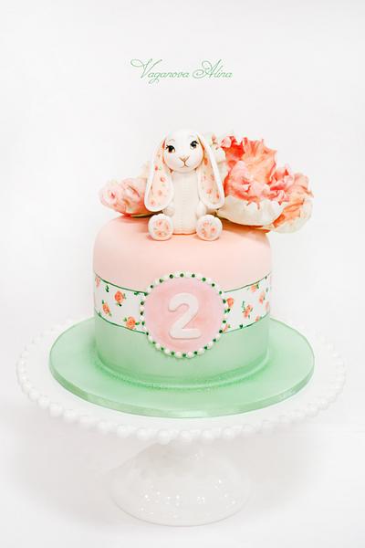 little bunny  for bunny girl - Cake by Alina Vaganova