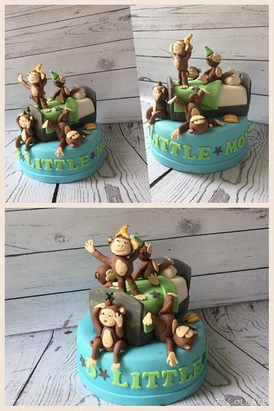 5 little monkeys jumping on the bed! - Cake by Natasja