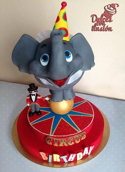 Circus birthday cake - Cake by Dulces con ilusion