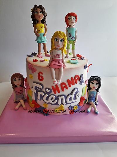 Lego friends - Cake by Fondantfantasy