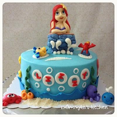Little Mermaid Cake - Cake by m0mmyluv