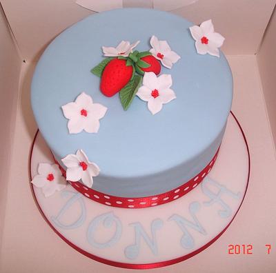 Summer birthday cake - Cake by AlyF