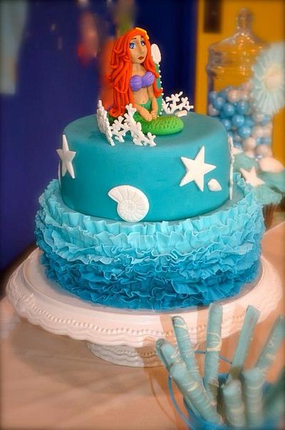 Mermaid cake    - Cake by Raghadn