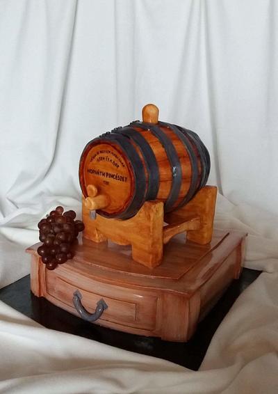 Wine barrel - Cake by Dóri