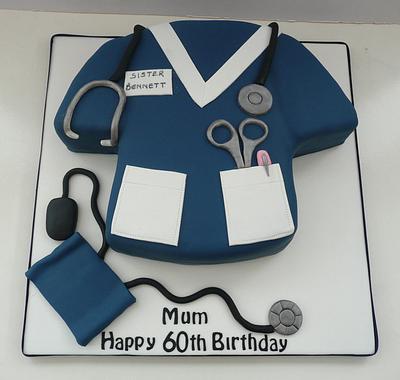 Nurse Uniform cake - Cake by Fiona