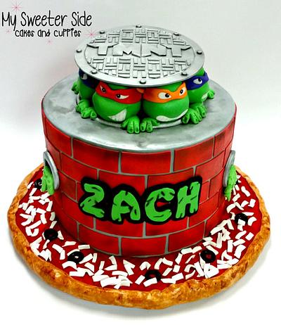 Turtle Power - Cake by Pam from My Sweeter Side