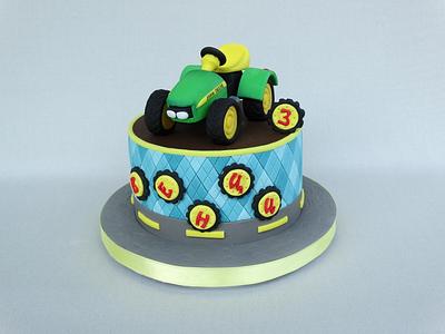 John Deere tractor - Cake by Diana