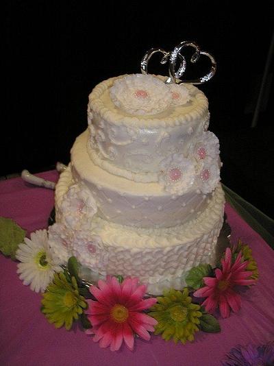 Wedding Vow Renewal Cake - Cake by Rosann