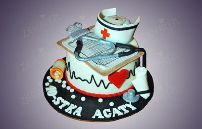 cake for nurses - Cake by Anna Krawczyk-Mechocka