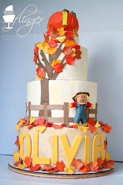 Autumn inspired 1st birthday cake - Cake by Rachel Skvaril