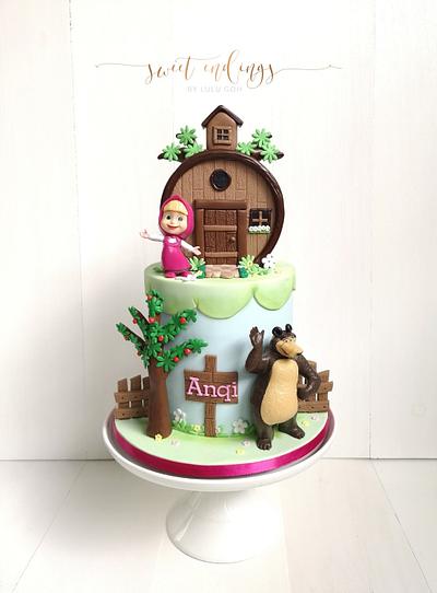 Masha and The Bear - Cake by Lulu Goh