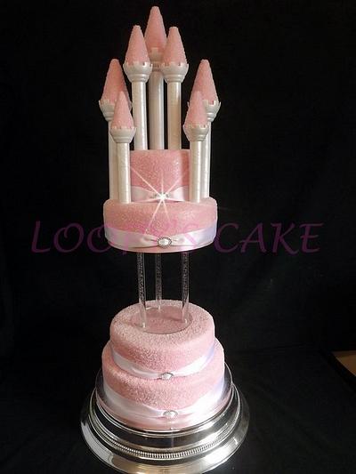 Crystal Castle Wedding Cake - Cake by Loopy