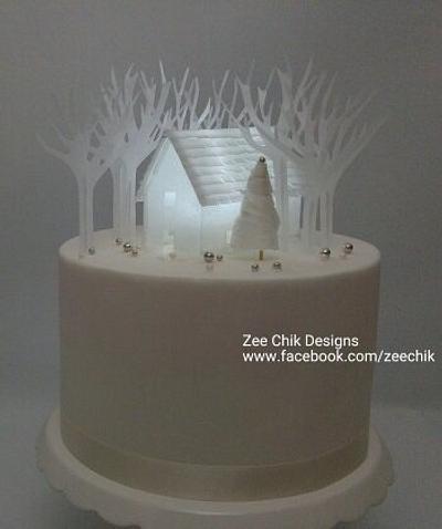 Winter - Cake by Zee Chik Designs