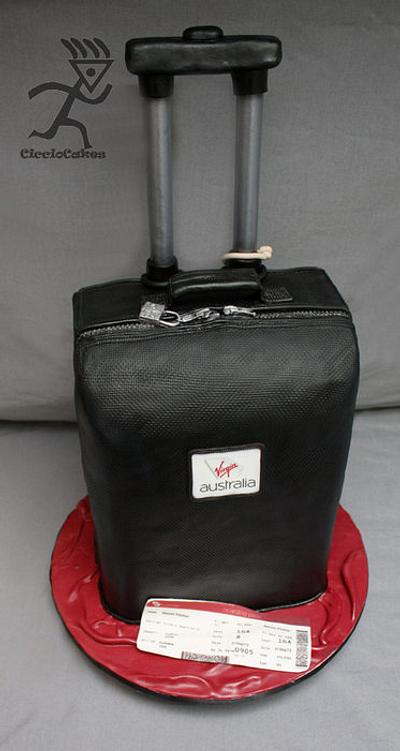 Virgin Australia Bag for Air Steward....all edible - Cake by Ciccio 