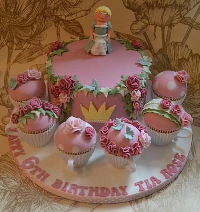 Vintage rose princess cake - Cake by MrsBrowns