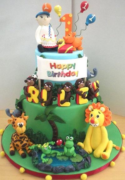 Jungle Birthday Cake - Cake by Ester Siswadi