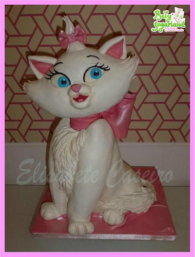 Marie from Aristocats - Cake by Bety'Sugarland by Elisabete Caseiro 