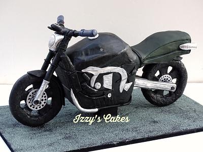 3D Yamaha motorbike cake - Cake by The Rosehip Bakery