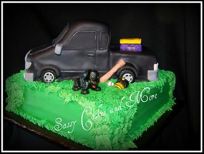 Grooms Truck Cake - Cake by SassyCakesandMore