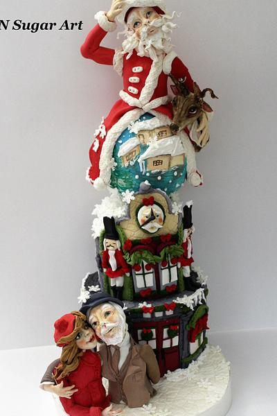 Miracle on 34 street - Chritmas at the movies Collaboration - Cake by N SUGAR ART
