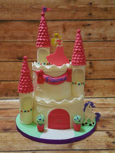 Princess Castle Birthday Cake - Cake by Michelle